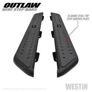 Westin - Westin Outlaw Nerf Step Bars 58-53725 - Image 2