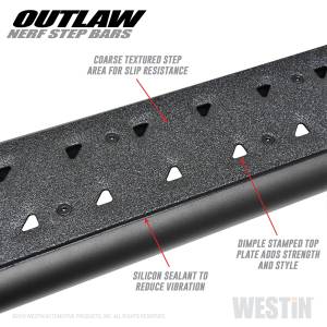Westin - Westin Outlaw Nerf Step Bars 58-53725 - Image 5