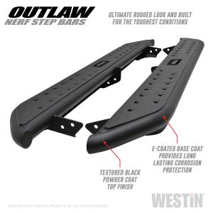 Westin - Westin Outlaw Nerf Step Bars 58-53835 - Image 2