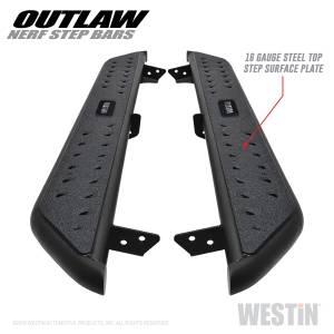 Westin - Westin Outlaw Nerf Step Bars 58-53835 - Image 3