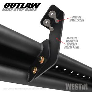 Westin - Westin Outlaw Nerf Step Bars 58-53835 - Image 6