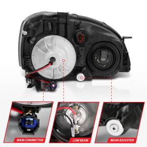 Anzo USA - Anzo USA Crystal Headlight Set 121552 - Image 4