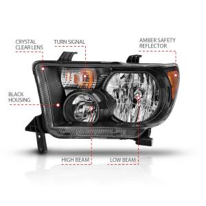 Anzo USA - Anzo USA Crystal Headlight Set 111436 - Image 3