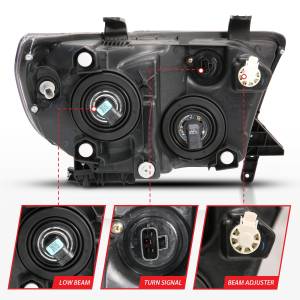 Anzo USA - Anzo USA Crystal Headlight Set 111436 - Image 4