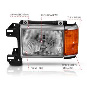 Anzo USA - Anzo USA Crystal Headlight Set 111449 - Image 3