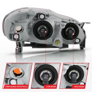 Anzo USA - Anzo USA Crystal Headlight Set 121540 - Image 4