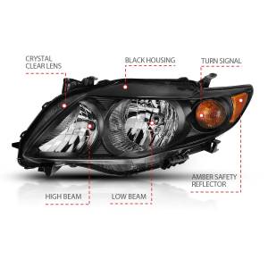 Anzo USA - Anzo USA Crystal Headlight Set 121541 - Image 3