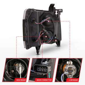 Anzo USA - Anzo USA Projector Headlight Set 111480 - Image 5
