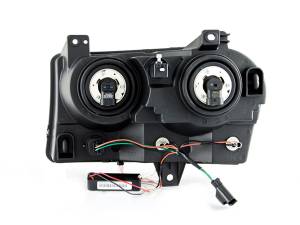 Anzo USA - Anzo USA Crystal Headlight Set w/Halo 121137 - Image 2