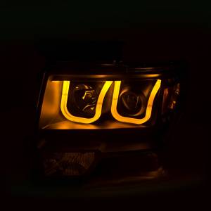 Anzo USA - Anzo USA Projector Headlight Set w/U-Bar Switchback 111383 - Image 5