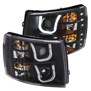 Anzo USA - Anzo USA Projector Headlight Set w/U-Bar Switchback 111384 - Image 2
