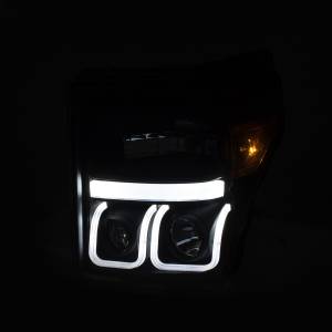 Anzo USA - Anzo USA Projector Headlight Set w/U-Bar Switchback 111386 - Image 5