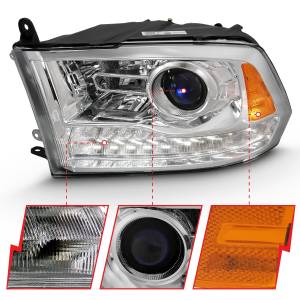 Anzo USA - Anzo USA Projector Headlight Set w/Halo 111440 - Image 2