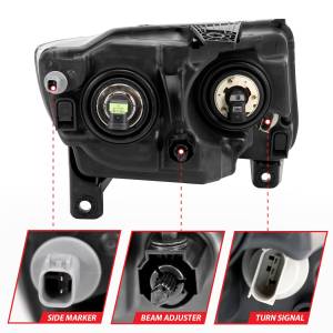 Anzo USA - Anzo USA Crystal Headlight Set 111432 - Image 2