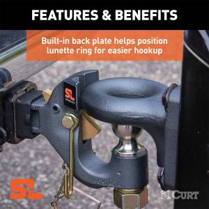 CURT - CURT SecureLatch Ball/Pintle Hitch 48406 - Image 3