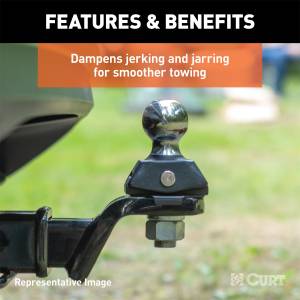 CURT - CURT RockerBall Adjustable Cushion Hitch Ball Mount 40246 - Image 5