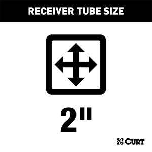 CURT - CURT Class III 2 in. Receiver Hitch 13415 - Image 2