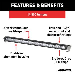 ARIES - ARIES LED Light Bar 1501264 - Image 3