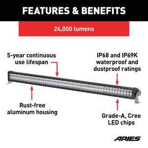 ARIES - ARIES LED Light Bar 1501278 - Image 4