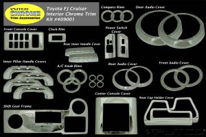 Putco - Putco Chrome Interior Trim Accessory Kit 409001 - Image 1