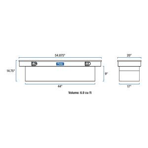 UWS - UWS 54 in. Crossover Truck Tool Box EC10081 - Image 10