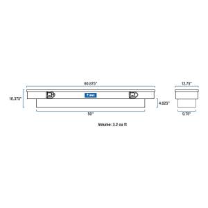 UWS - UWS Slim Line Series Single Lid Crossover Tool Box TBS-60-SL - Image 9