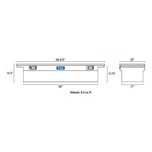 UWS - UWS Low Profile Series Single Lid Crossover Tool Box TBS-69-LP-PH - Image 8