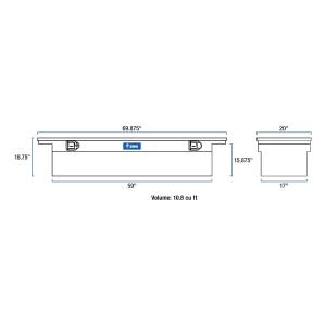 UWS - UWS 69 in. Deep Crossover Truck Tool Box EC10791 - Image 9