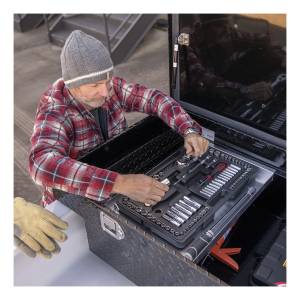 UWS - UWS 69 in. Single Lid Extra Wide Crossover Tool Box TBSD-69-LBTA-B - Image 7