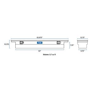 UWS - UWS 63 in. Slim-Line Crossover Truck Tool Box EC10311 - Image 8