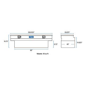 UWS - UWS 60 in. Notched Truck Tool Box EC20342 - Image 10