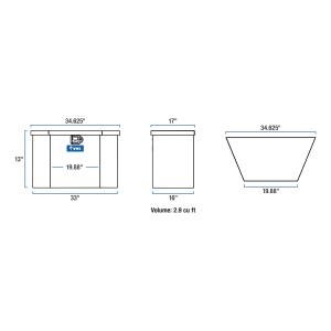 UWS - UWS 34 in. Trailer Tongue Box with Low Profile EC20422 - Image 7