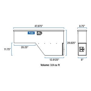 UWS - UWS 48 in. Passenger-Side Truck Fender Tool Box EC30032 - Image 9