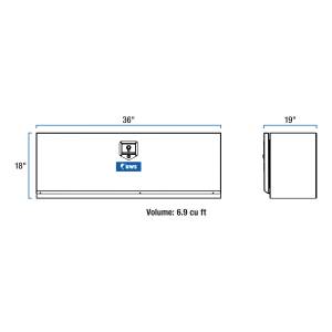 UWS - UWS 36 in. Single-Door Underbody Tool Box EC40081 - Image 6