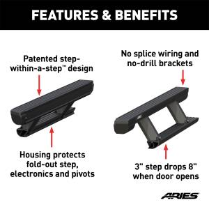 ARIES - ARIES ActionTrac Powered Running Boards 3048315 - Image 5