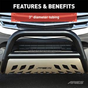 ARIES - ARIES Stealth Series Bull Bar B35-3007-3 - Image 6