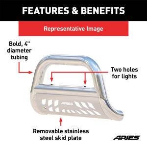 ARIES - ARIES Big Horn Bull Bar 45-5005 - Image 5