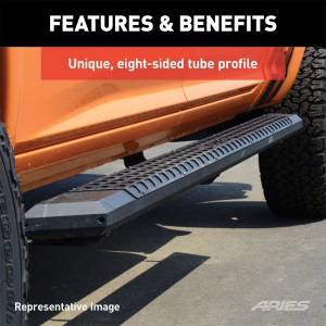 ARIES - ARIES AdvantEDGE Side Bars w/Mounting Brackets 2556026 - Image 6