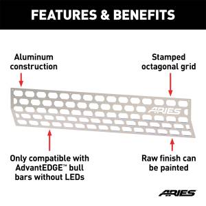 ARIES - ARIES AdvantEDGE Bull Bar Cover Plate 2055192 - Image 4