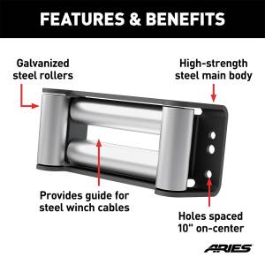 ARIES - ARIES Winch Roller Fairlead 2156071 - Image 2