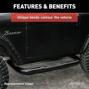 ARIES - ARIES Aries 3 in. Round Side Bars 215039 - Image 5