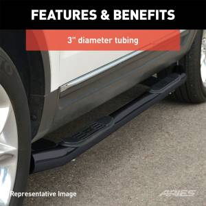 ARIES - ARIES Aries 3 in. Round Side Bars 215041 - Image 4