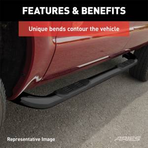 ARIES - ARIES Aries 3 in. Round Side Bars 202013 - Image 6