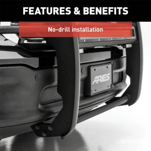 ARIES - ARIES Pro Series Grille Guard w/LED Light Bar 2170020 - Image 8