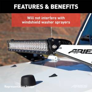 ARIES - ARIES Hood Light Bar w/Brackets 1501300 - Image 7