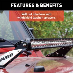 ARIES - ARIES Hood Light Bar w/Brackets 1501302 - Image 7