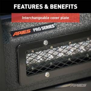 ARIES - ARIES Pro Series Grille Guard w/LED Light Bar 2170032 - Image 9