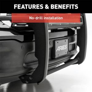 ARIES - ARIES Pro Series Grille Guard w/LED Light Bar 2170032 - Image 11