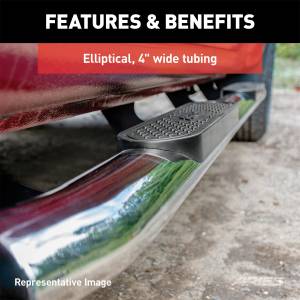 ARIES - ARIES The Standard 4 in. Oval Nerf Bar S225044-2 - Image 4