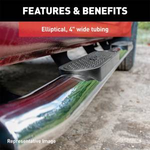 ARIES - ARIES The Standard 4 in. Oval Nerf Bar S224053-2 - Image 6